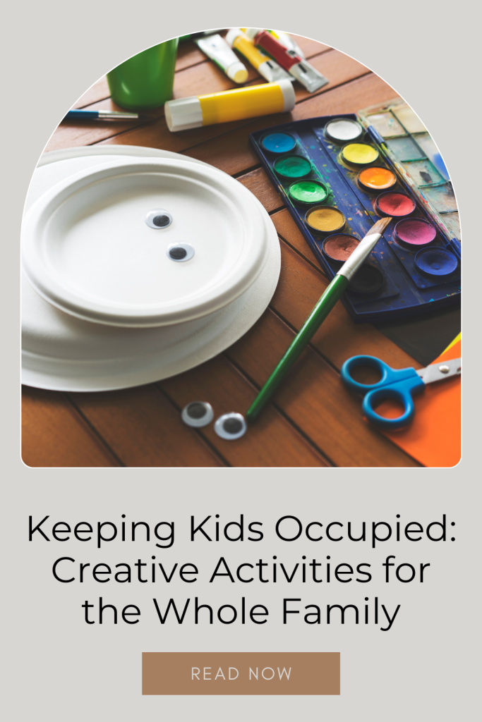 We want our kids to stay entertained, but we also want them to do something that is meaningful and educational. Here are ways of keeping kids occupied with these creative activities for the whole family.