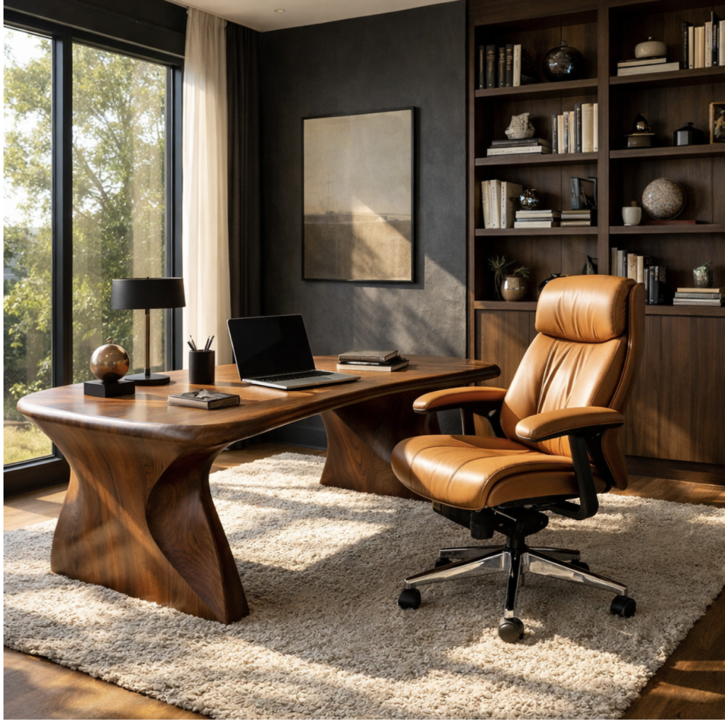 Executive Home Office: Redefining Your Workspace - Tamara Like Camera - High-End Executive Study Room Design